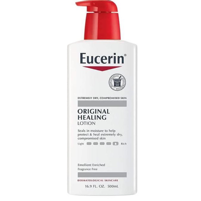 eucerin original healing lotion 500ml
