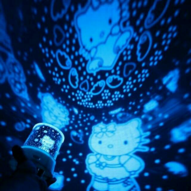 Lampu Tidur Proyektor STAR MASTER hellokitty Doraemon