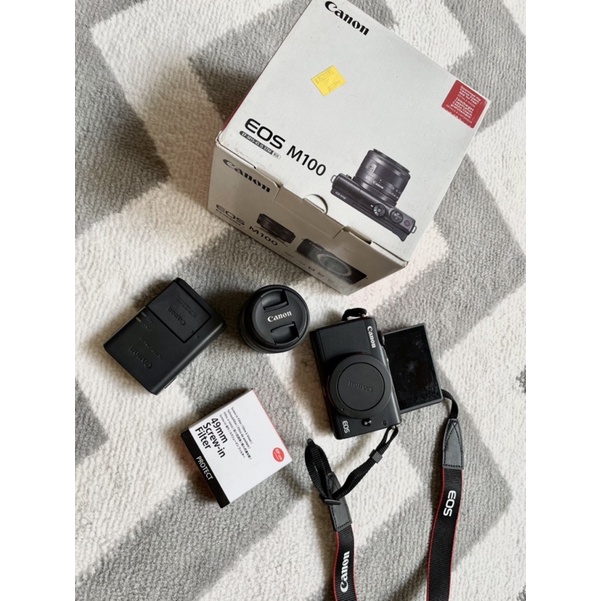 camera mirrorless canon m100 second