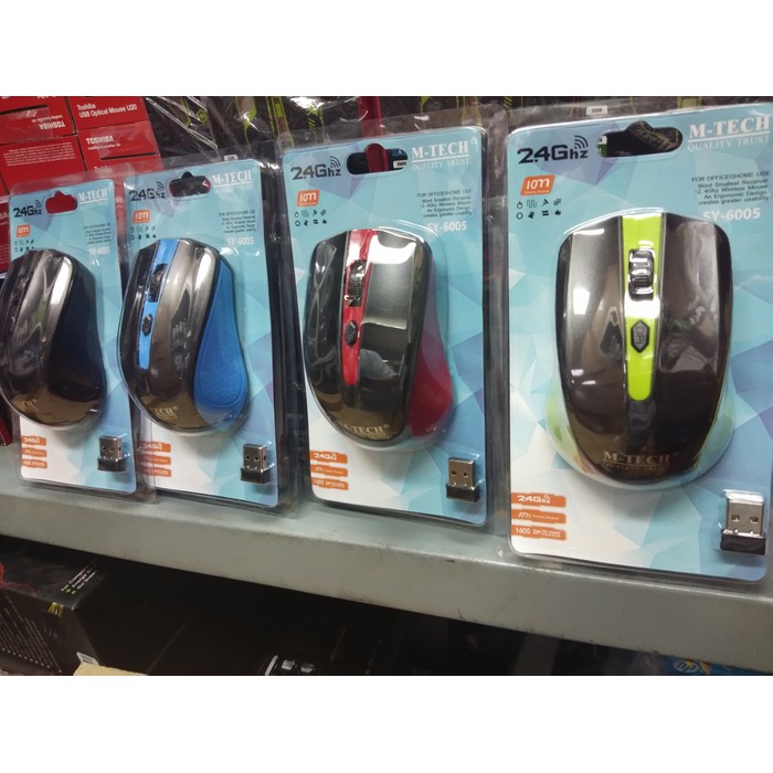 MOUSE WIRELESS M-TECH MT-6005