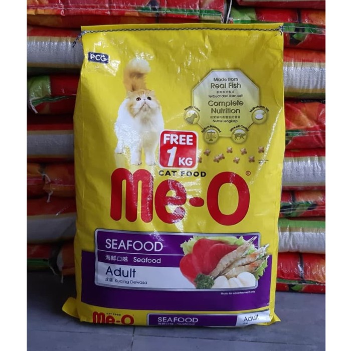 Makanan Kucing Meo Me-O SEAFOOD 7kg 7 kg Catfood Cat Sea Food