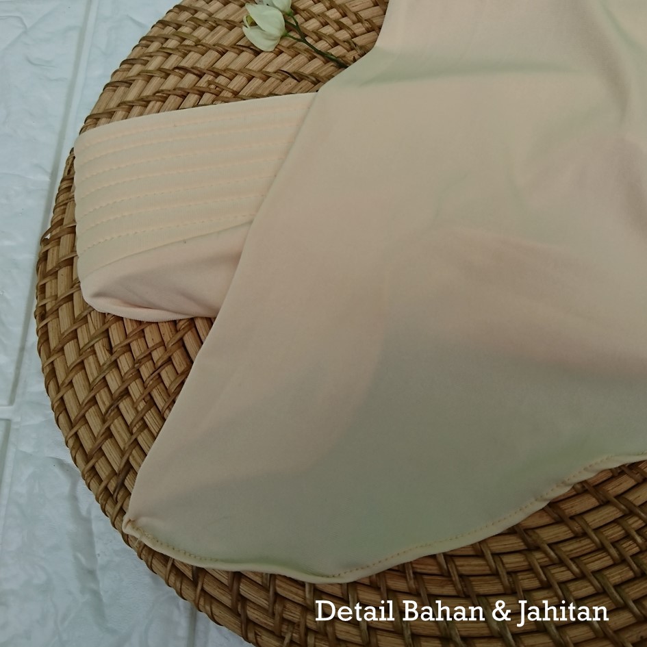 Jilbab Jersey Hijab Instan Bergo Antem Kerudung Pet Anti Tembem original-3