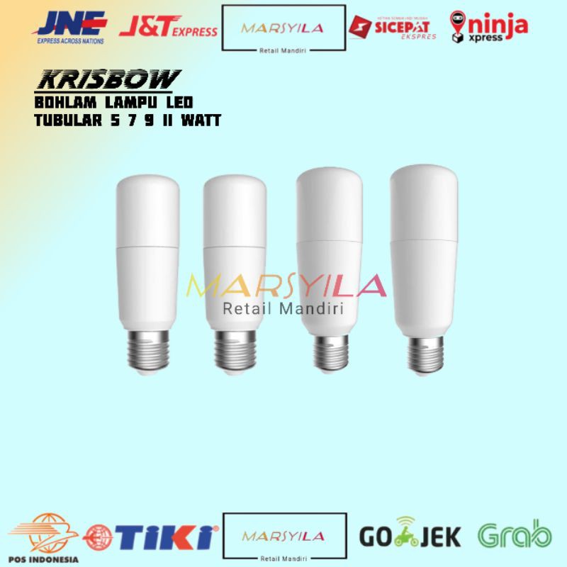 BOHLAM LAMPU LED | LAMPU LED TUBULAR | LED TUBULAR KRISBOW | KRISBOW LED 5 7 9 11 WATT