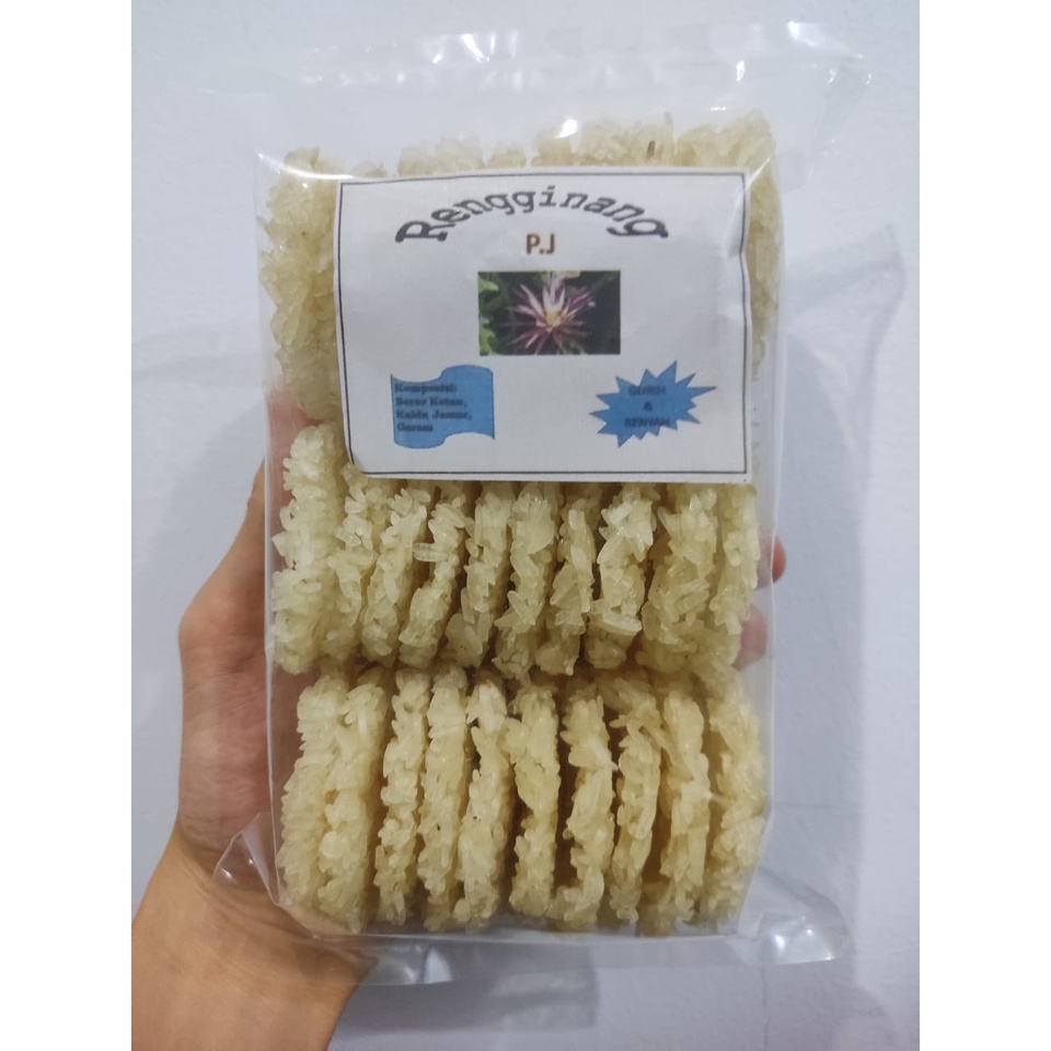 

RENGGINANG MENTAH VEGETARIAN (30 pcs) - HOMEMADE