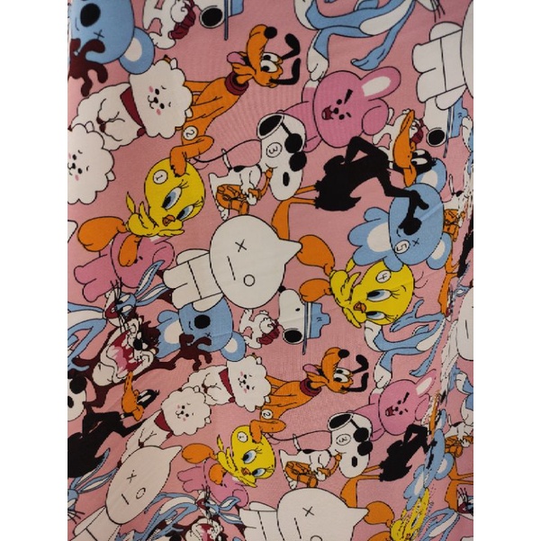 Kain Silky Motif Karakter Looney Tunes 22996 Colour B