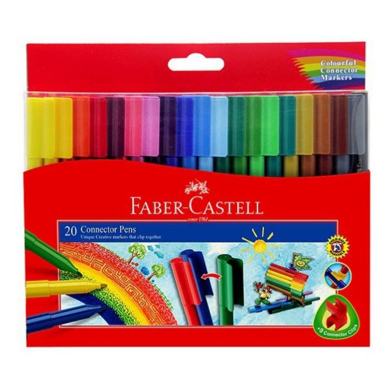 Faber Castell Connector Pens 20 Warna