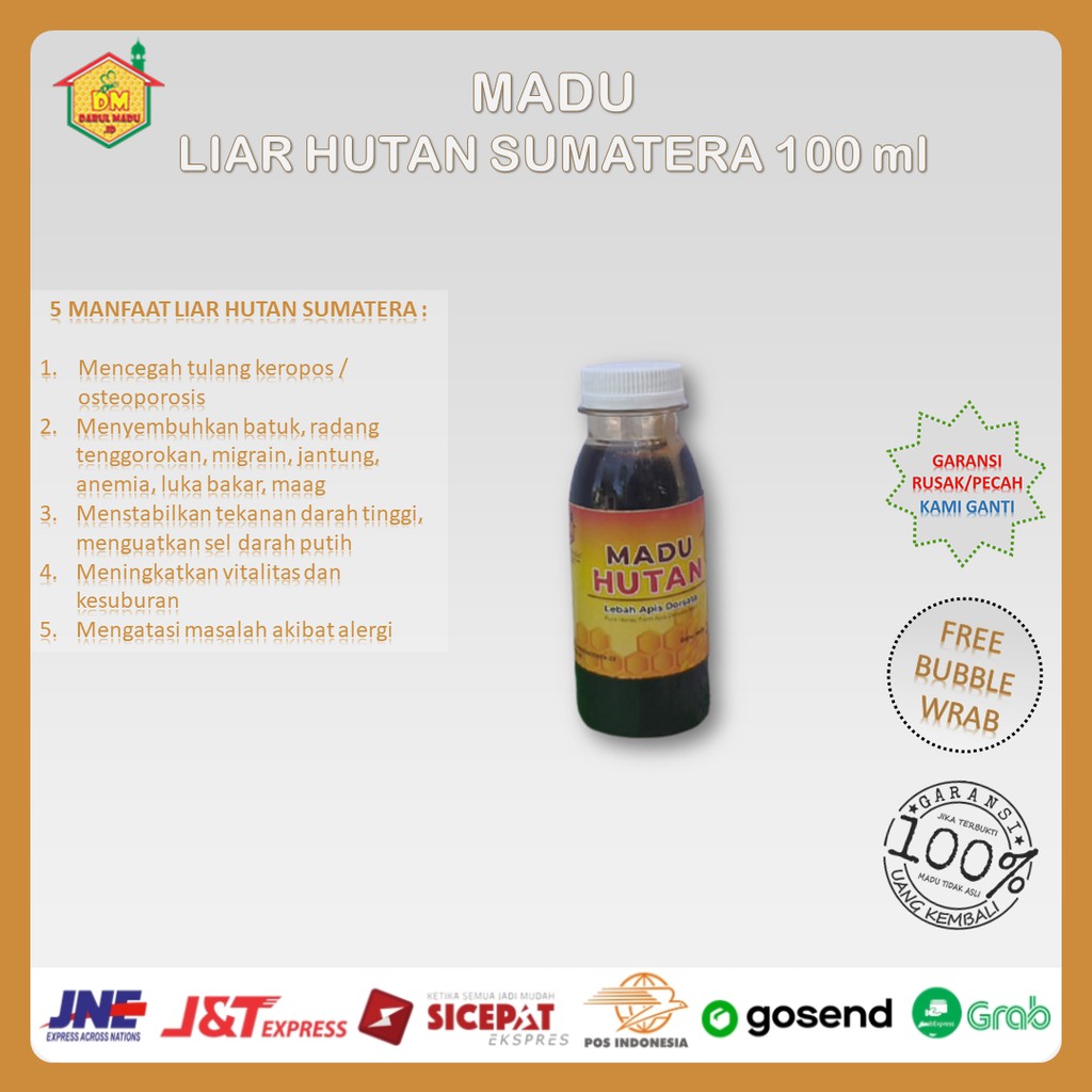 

Darul Madu - Madu Hutan Sumatera - Madu Hutan 100 ml