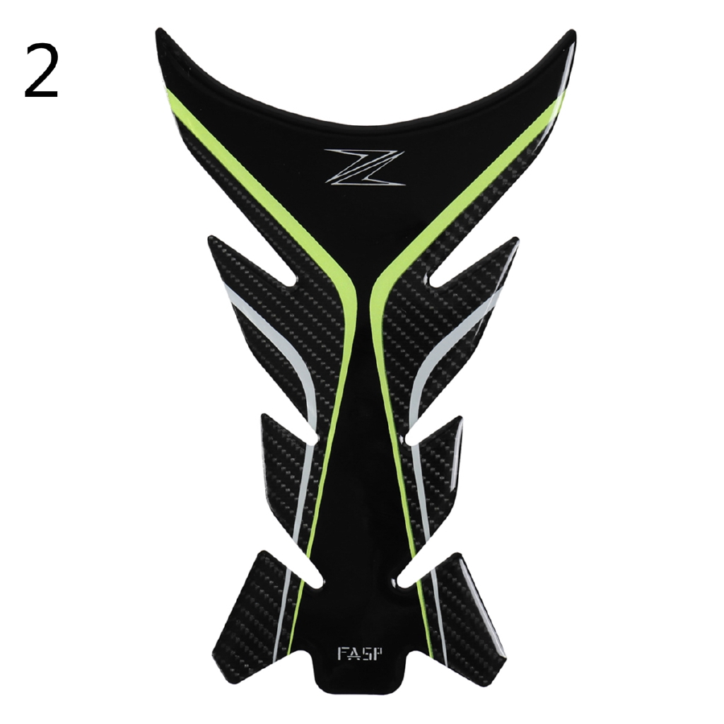 5d Real Carbon Fibre Resin Gel Motor Tank Pad Sticker Cap Decal Emblem Untuk Kawasaki Z900 NINJA 650 400