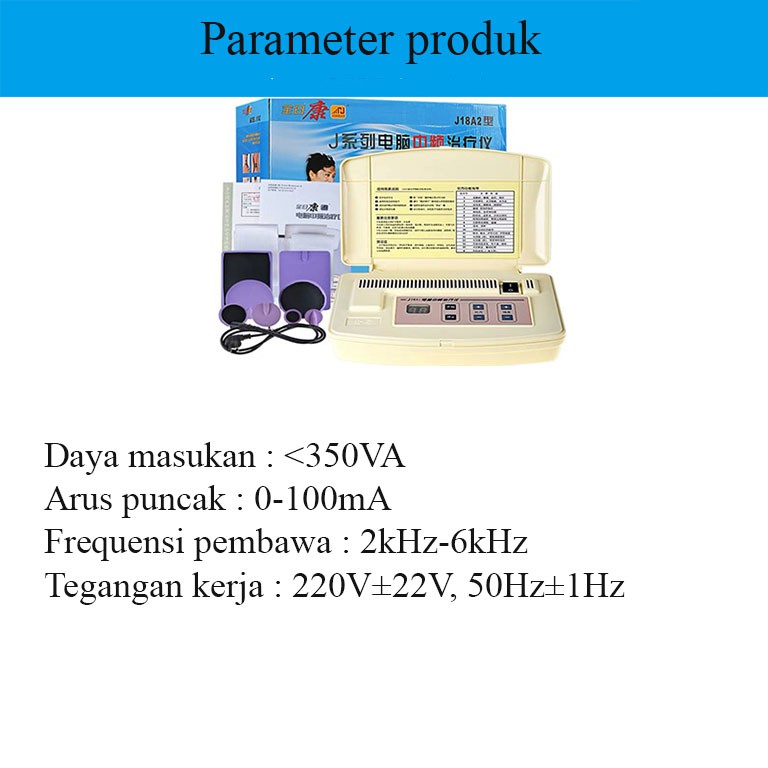 Mesin Akupuntur Terapi Gelombang Magnetik Alat Pijat J18A2