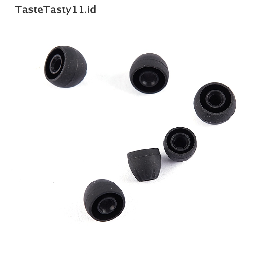 【TasteTasty】 6pcs In-Ear Earcaps For KZ Earphones Silicone Covers Cap Replacement Earbud Tips .