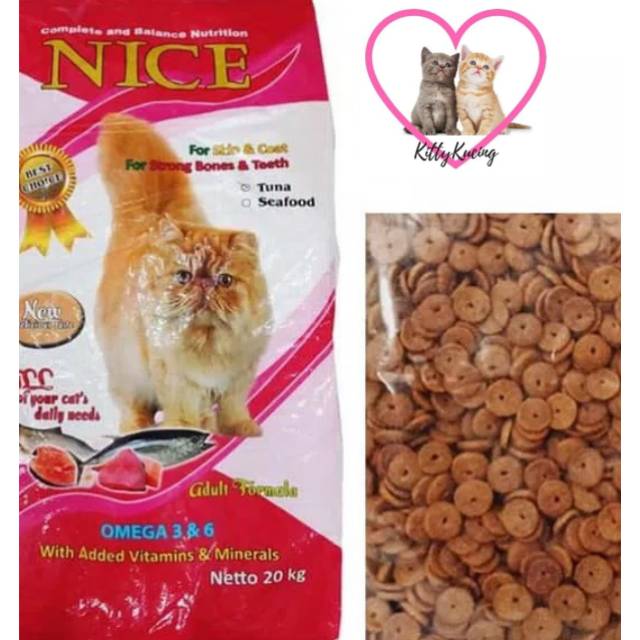 NICE TUNA NICE SEAFOOD 8Kg Makanan Kucing