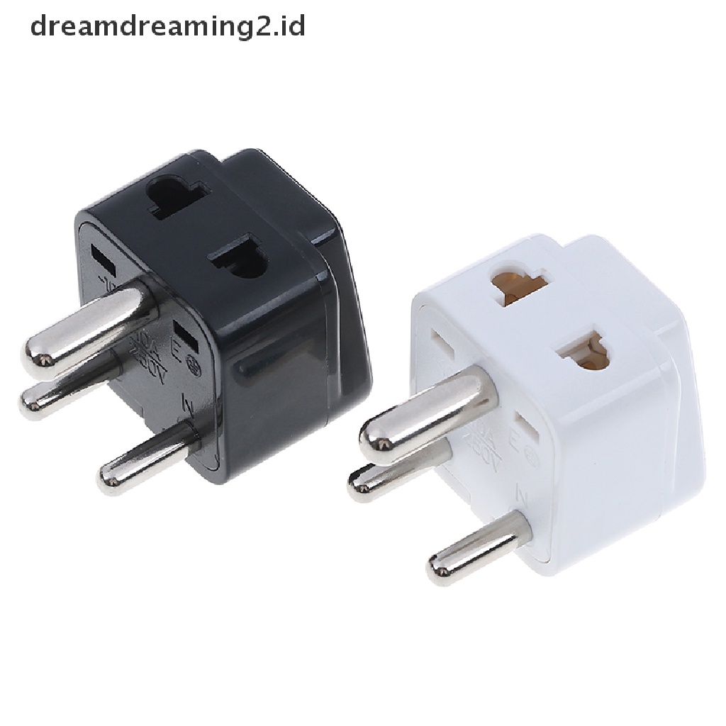 (LIKE) Adaptor Konverter power plug US AU UK Ke India / Sri Lanka / Nepal Universal Untuk travel