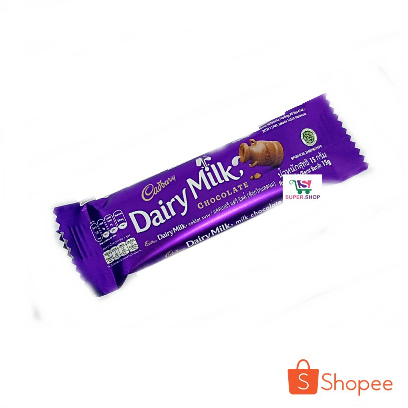 Cadbury Cokelat Dairy Milk Chocolate 15 Gram | Shopee