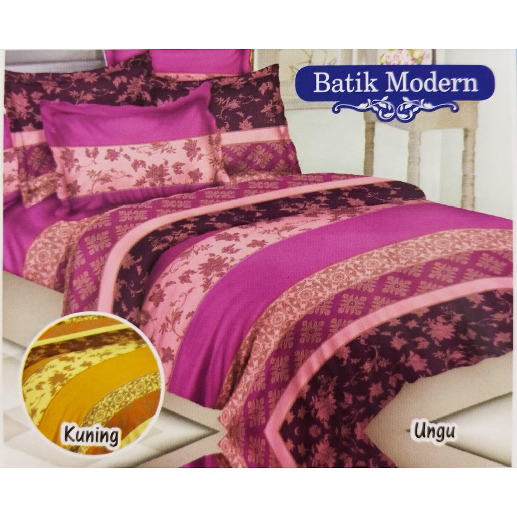 KUP - COD MURAH  BED COVER SET SPREI BATIK MODREN - UK 120-160-180-200 BAHAN KATUN