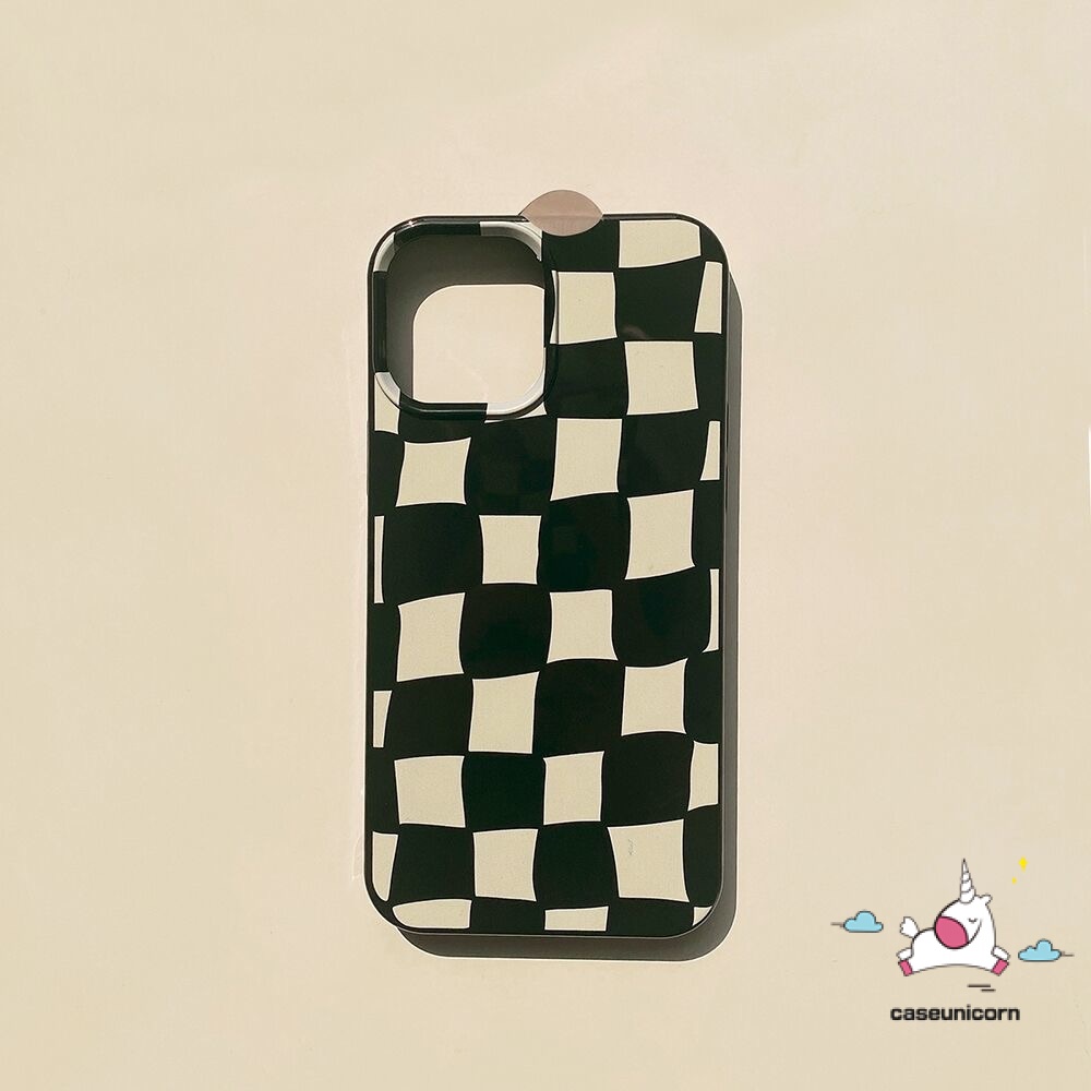 Soft Case Motif Geometri Warna Permen Untuk iPhone 11 13 12 Pro MAX 7plus 8plus XR X XS MAX 7 8 Plus