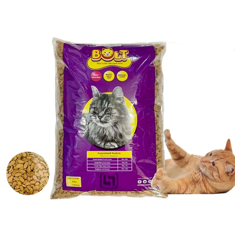 Jual Makanan Kucing Bolt Tuna Dry Food Per Pack Gr Shopee Indonesia