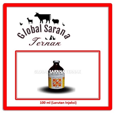 Calcidex Plus 100 ml  (Obat Ambruk/ Lumpuh Sapi, Kambing, Kuda)