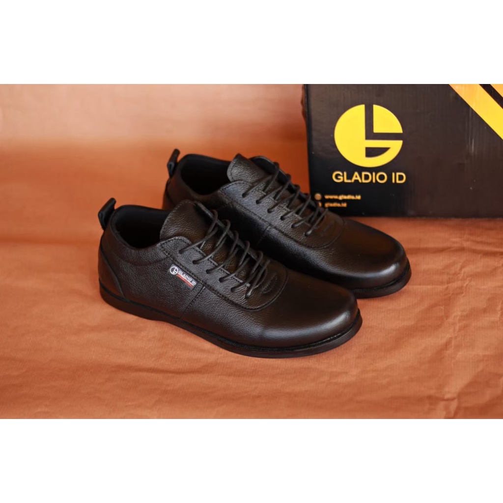 HDS x GLD - Sepatu Formal Pria Casual Kantoran Nikahan Kulit Syntetis Asli Original Sepatu Pantofel Pria Resmi Formal Hitam Coklat Gaya Trendy Kasual Kantor Kuliah Pesta Nikah Kondangan Gereja Kerja PNS Guru Kekinian Terlaris Terbaru Murah