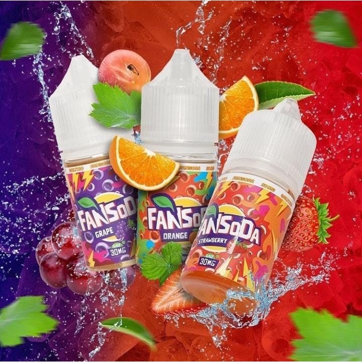 GET IT NOW!!! FANSODA SALT NIC LIQUID SERIES 30ML 30MG