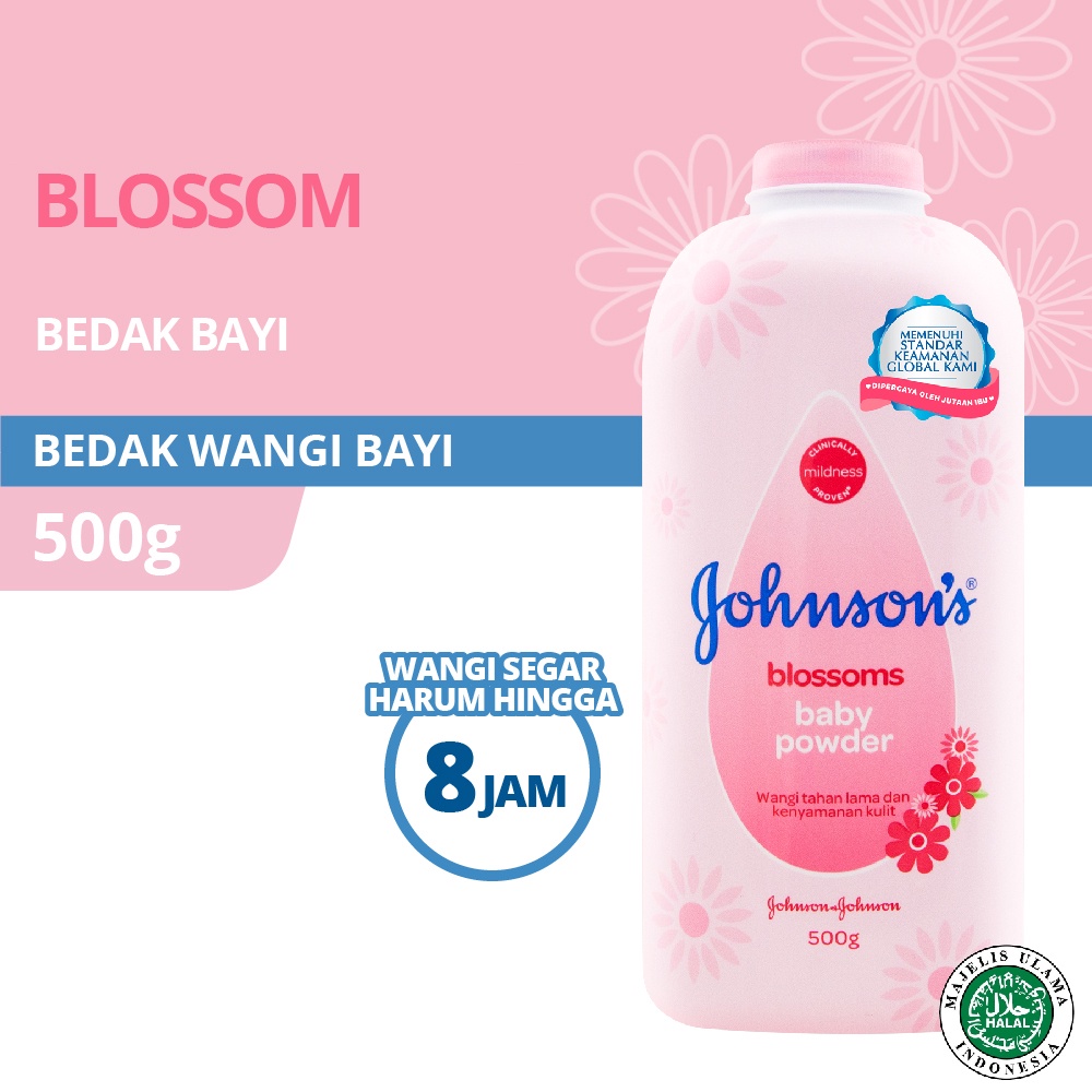 JOHNSON'S Blossoms Baby Powder - Bedak Bayi 500gr