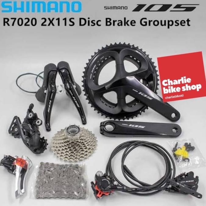 Groupset Shimano 105 R7020 Hydraulic Disc Brake