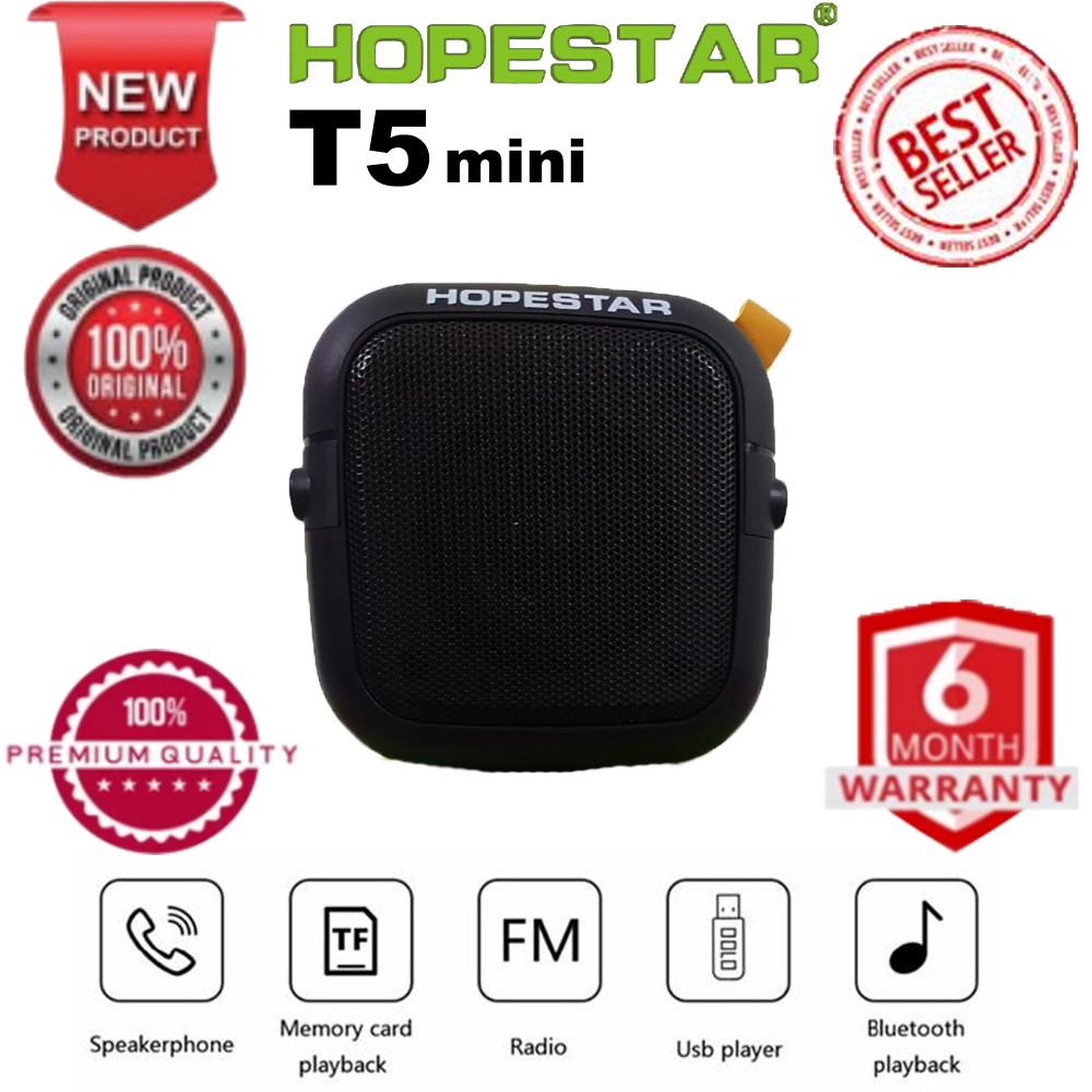 HOPESTAR T5 Mini Premium Wireless Portable Bluetooth