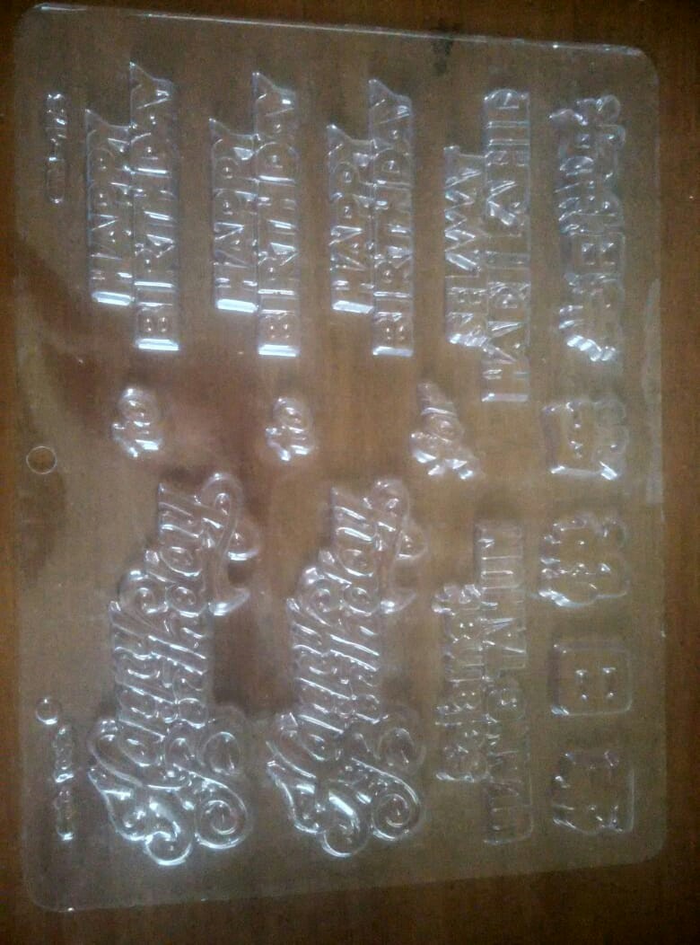 Cetakan Coklat Happy Birthday Cetakan Mika Ucapan