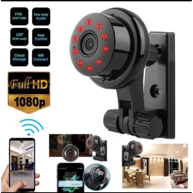 IP KAMERA CCTV Wireles Ip Mini Camera Wifi Smart Net Cam Aplikasi V380 5MP 1080P