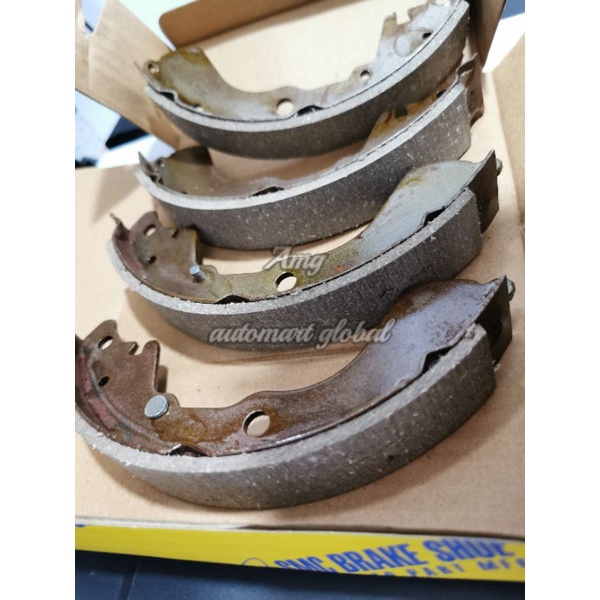 brake shoe kampas rem belakang datsun go panca set 4pc