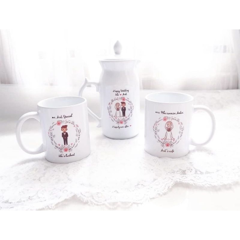 

Cutie Pootie Teaset Gagang Biasa Kado Wedding