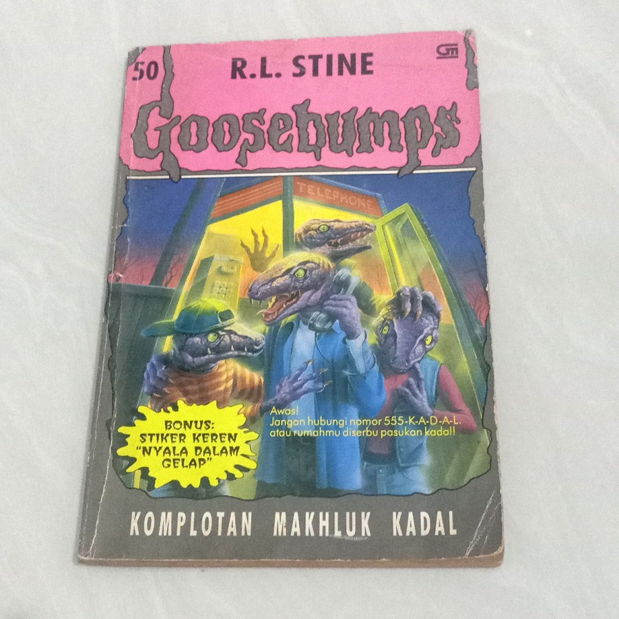 NOVEL GOOSEBUMPS KOMPLOTAN MAKHLUK KADAL (1)