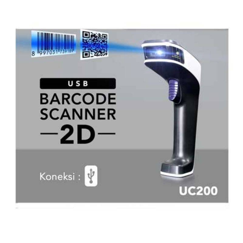 Barcode Scanner CCD 2D Auto Scan USB BLUEPRINT BP-UC200