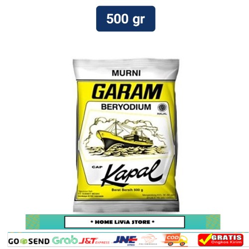 

Cap Kapal Garam Beryodium 500 gr