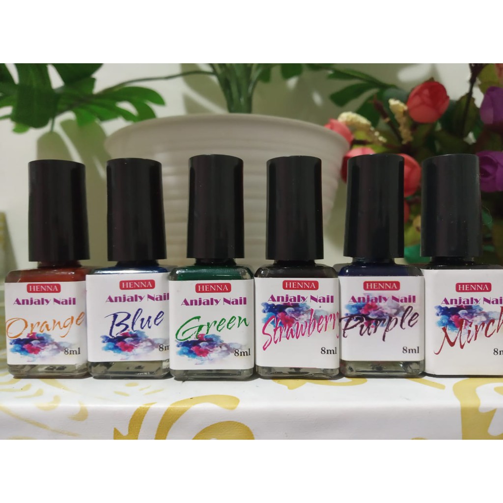 Anjaly NAIL HENNA - Kutek Halal - Pacar Kuku HALAL