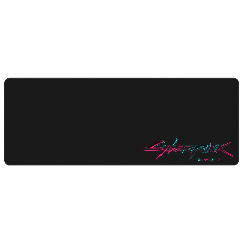 Mouse pad Mousepad Hitam Cyber Punk 80 X 30 CM