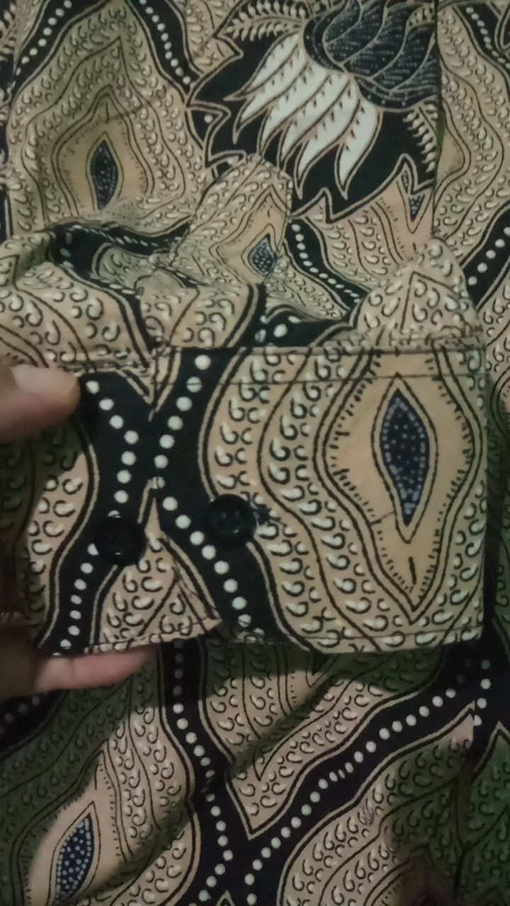 Pari Seiket Batik Pria Lengan Panjang Full Furing Batik Solo