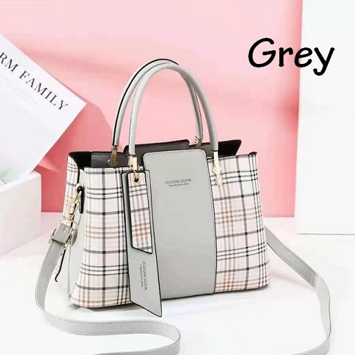 Tas Wanita Import GTF 315 !! TAS WANITA MODEL HANDBAG FASHION IMPORT CANTIK Tas Wanita Selempang Import 100% Real Pict Slingbag PU Leather Tali Selempang Bisa di Atur Panjang Pendek Top Handle Bag Memiliki 2 Ruangan Penyimpanan Dengan Pengu