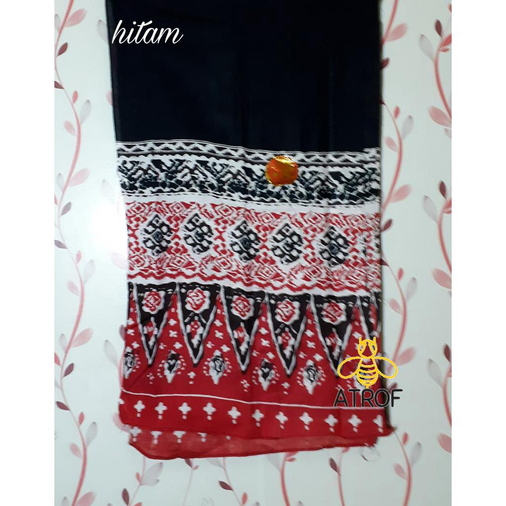 Selendang tari batik anak untuk SD sampai SMP-Hitam