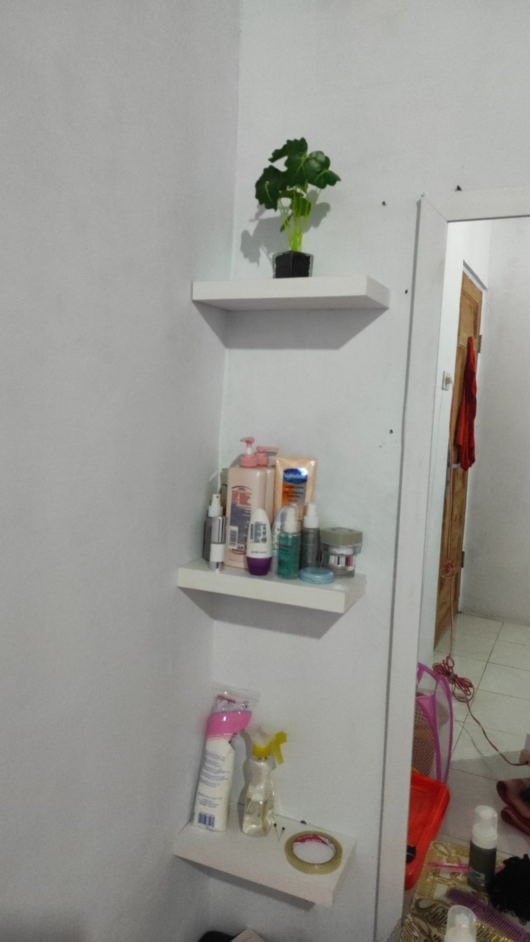 Rak Dinding Minimalis/ Floating Shelves/ Ambalan Melayang 30x30x30cm 1set (3pcs)