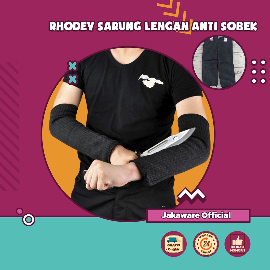 RHODEY SARUNG LENGAN ANTI SOBEK BEGAL MALING MANSET PELINDUNG PRIA WANITA PANJANG TANGAN TEBAL POLOS
