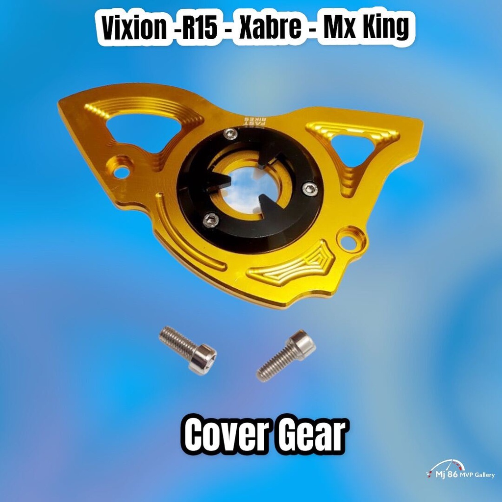 Cover Gear Depan Vixion Mx King R15 V2 R15 V3 Xabre Full Cnc