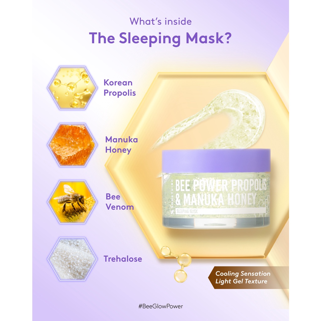 Somethinc Bee Power Propolis &amp; Manuka Honey Sleeping Mask