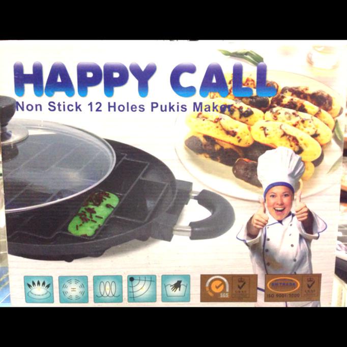 Cetakan kue pukis 12 lubang Happy Call Original