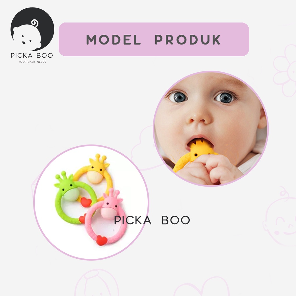 PICKA BOO Teether Gigitan Bayi Bentuk Rusa