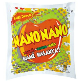 

Permen Nano Nano Rasa Kulit Jeruk ( isi 30 sac )