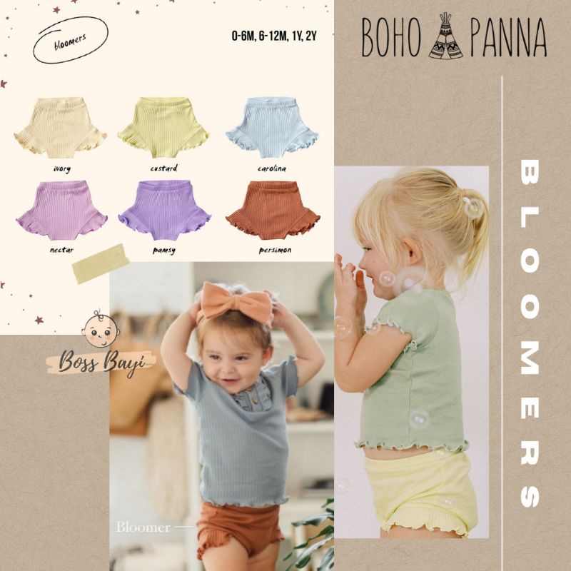 BOHOPANNA - Bloomers / Celana Ruffle Anak Perempuan