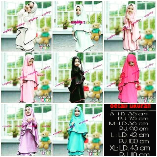 Gamis syari Assyabiya kids
