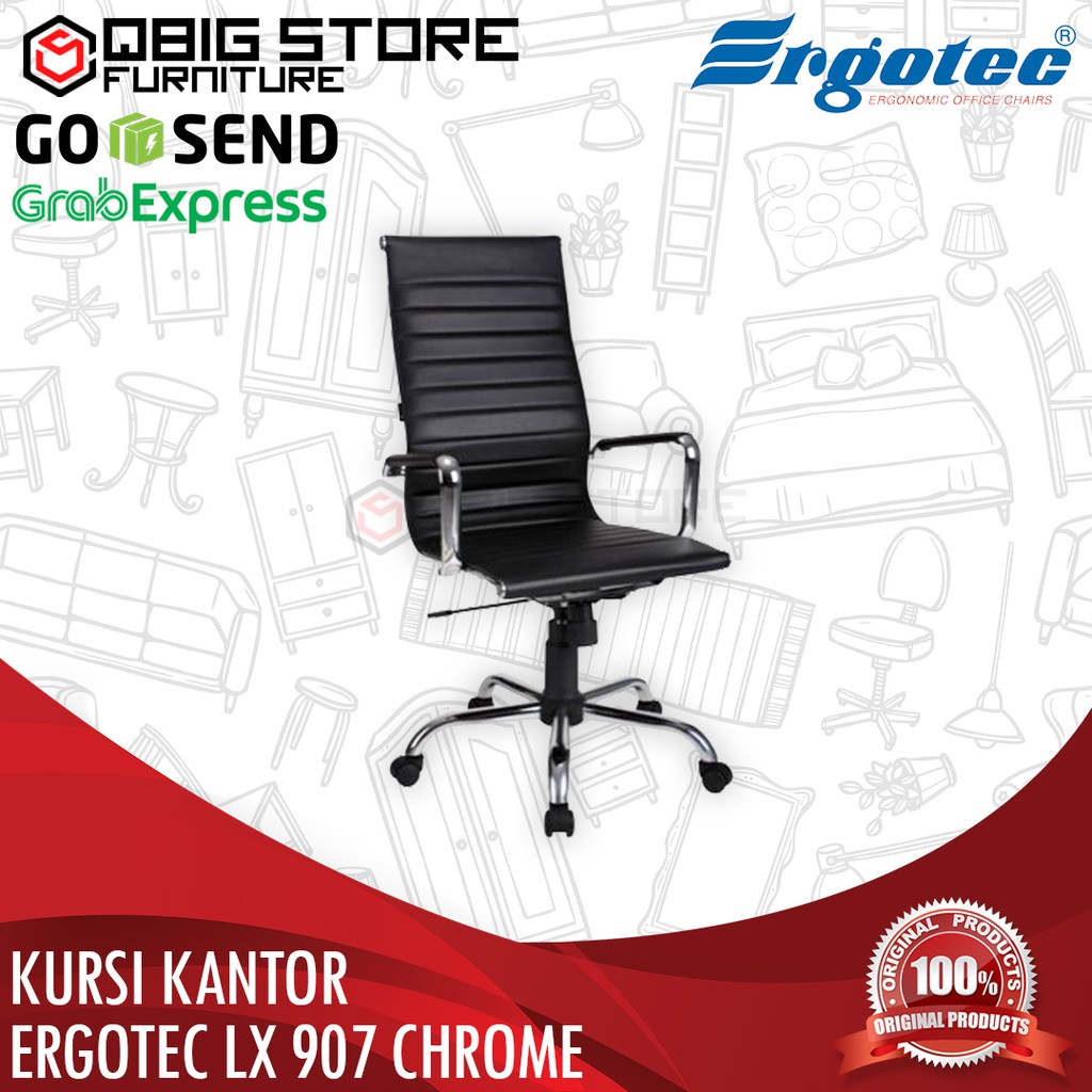 Ergotec - Kursi Kantor LX 907 TR Black
