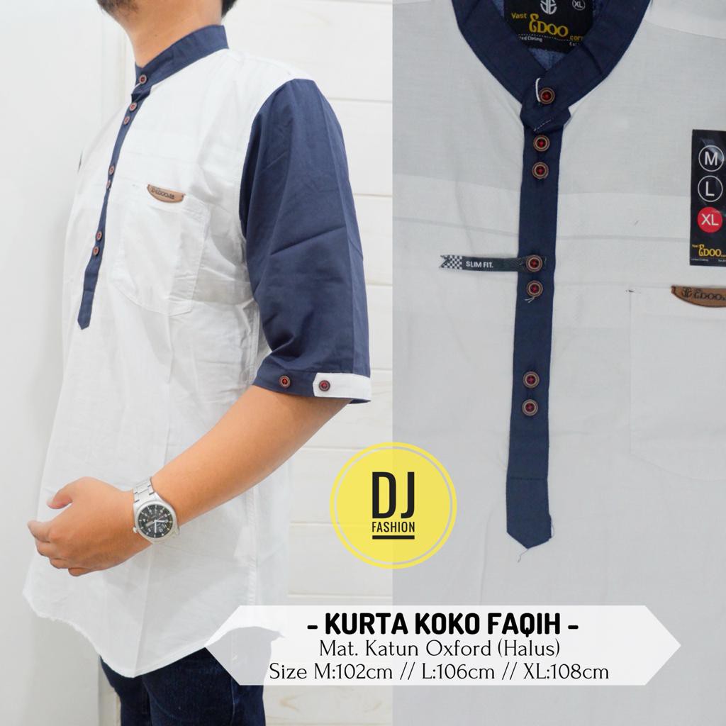 baju koko dewasa kancing depan best seller KURTA KOKO FAQIH