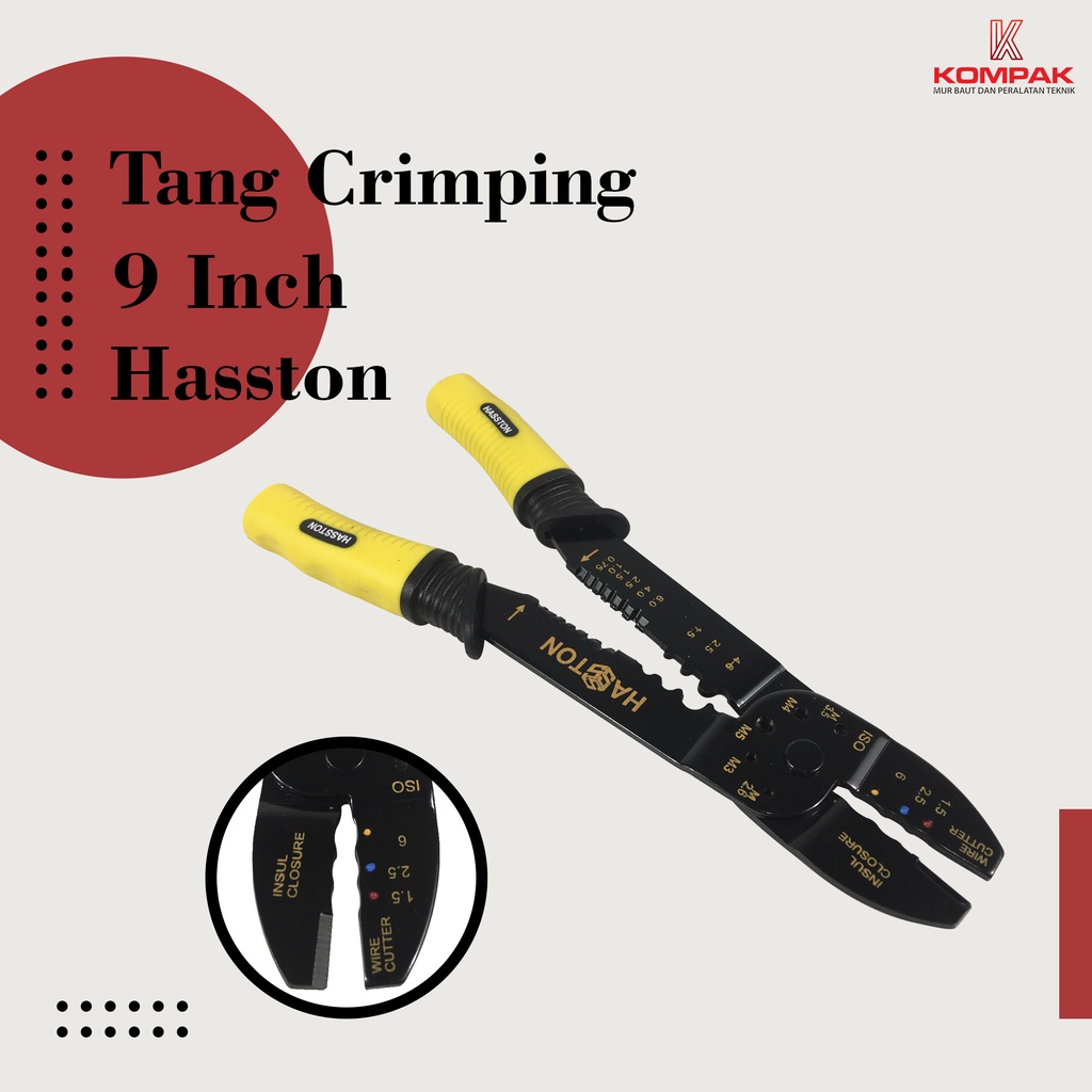 Tang Crimping Skun Kupas Kabel PROHEX ART 4121-004